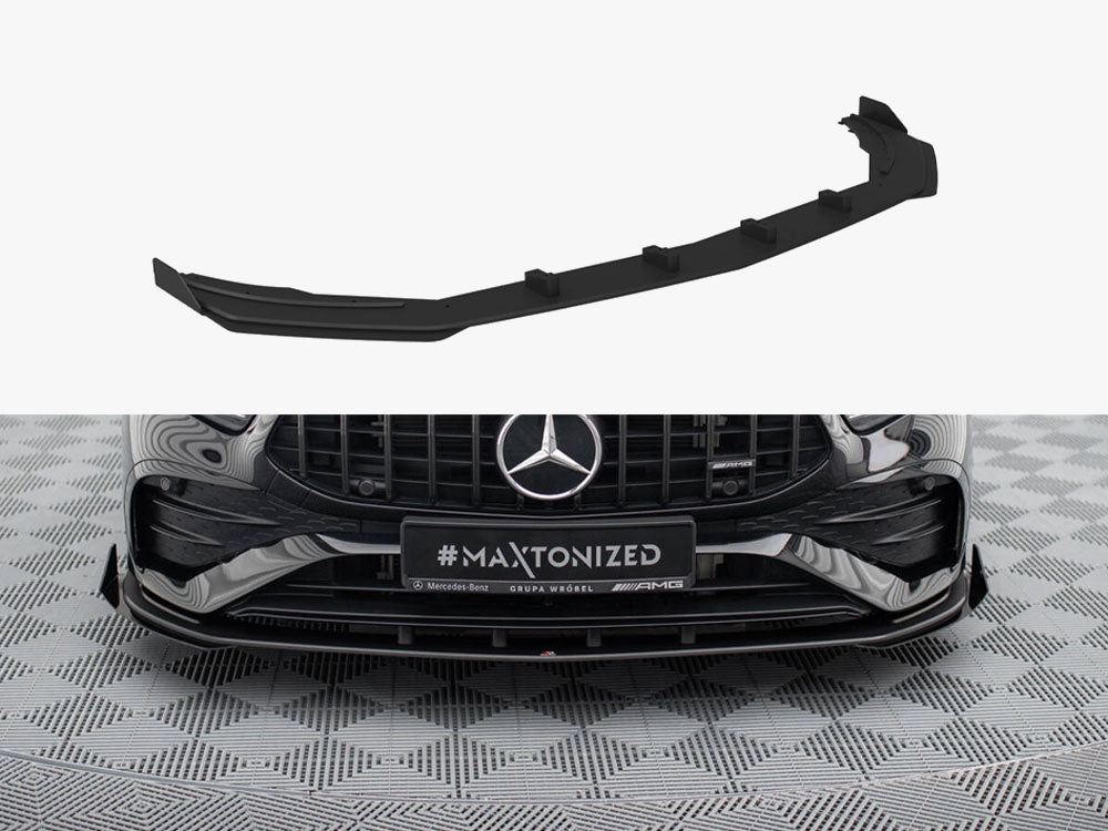 Maxton Design Street PRO Front Splitter + Flaps Mercedes-AMG A35 W177 Facelift