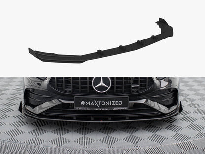 Maxton Design Street PRO Front Splitter + Flaps Mercedes-AMG A35 W177 Facelift