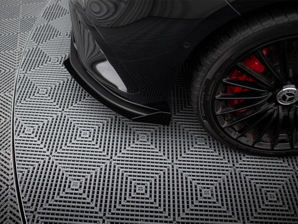 Maxton Design Street PRO Front Splitter + Flaps Mercedes-AMG A35 W177 Facelift