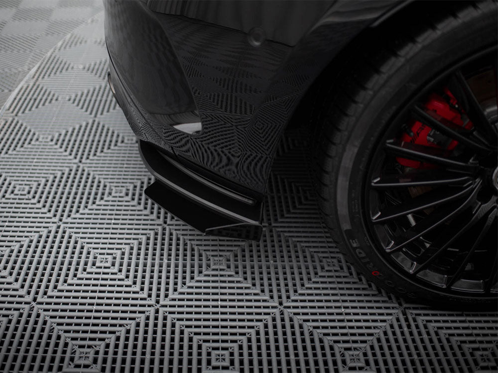 Maxton Design Street Pro Rear Side Splitters + Flaps Mercedes-AMG A35 Hatchback W177