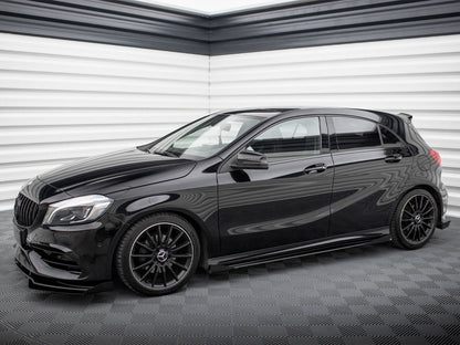 Maxton Design Side Flaps Mercedes-Benz A AMG-Line W176 Facelift