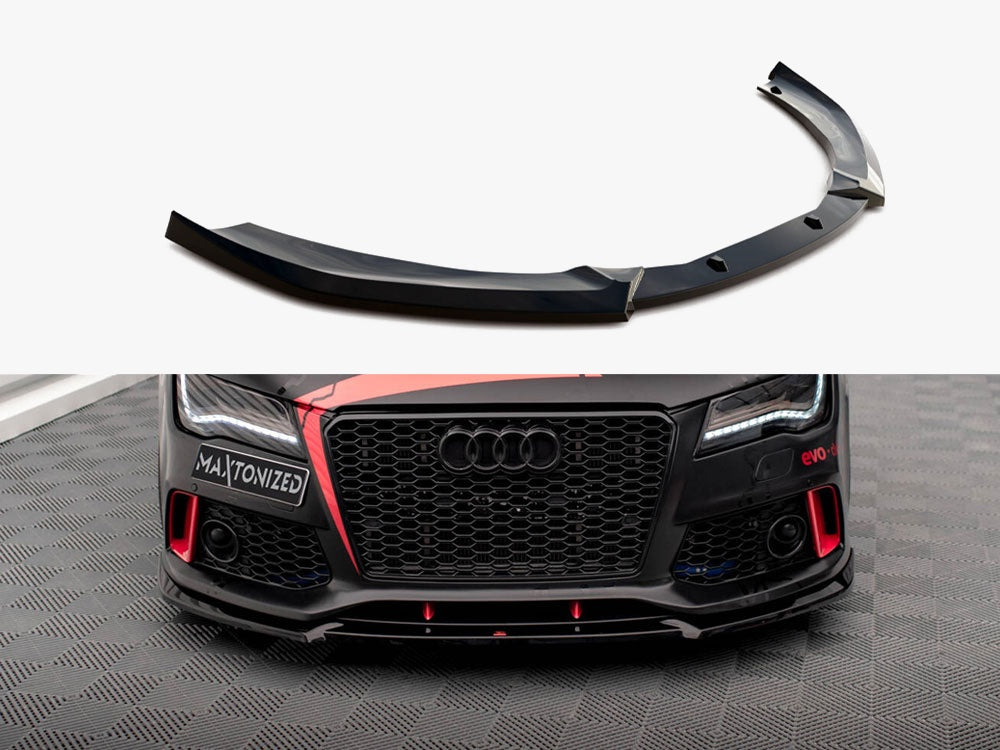 Maxton Design Front Splitter Audi A7 RS7 Look C7