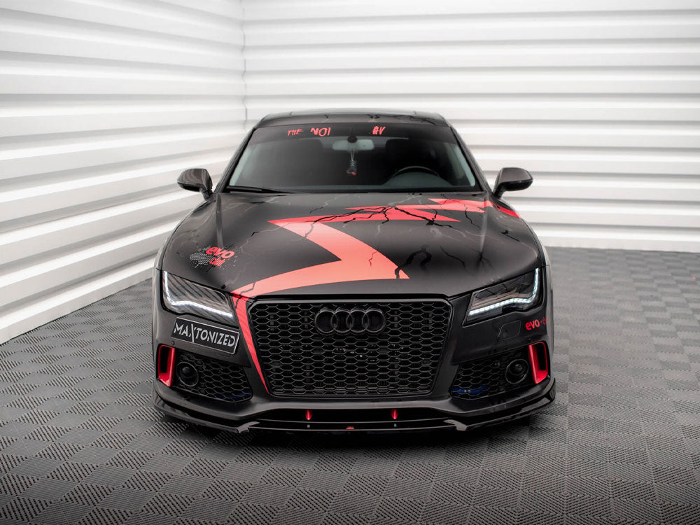 Maxton Design Front Splitter Audi A7 RS7 Look C7