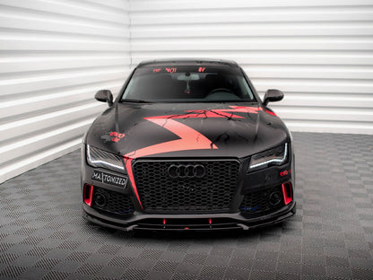 Maxton Design Front Splitter Audi A7 RS7 Look C7