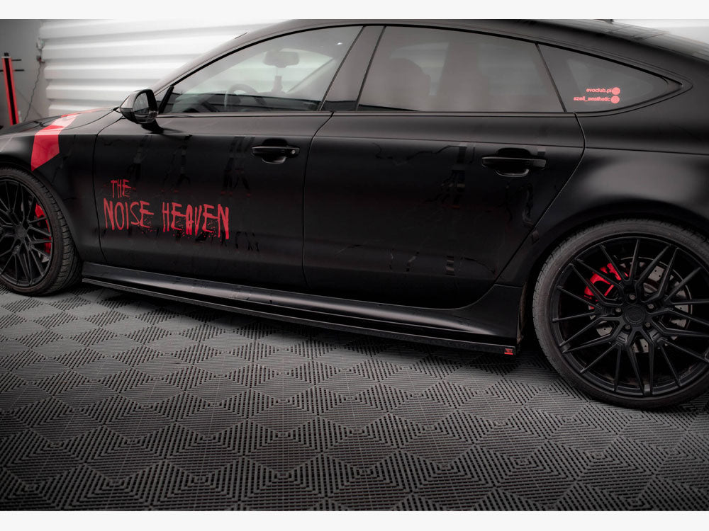 Maxton Design Side Skirts Diffusers Audi A7 RS7 Look C7