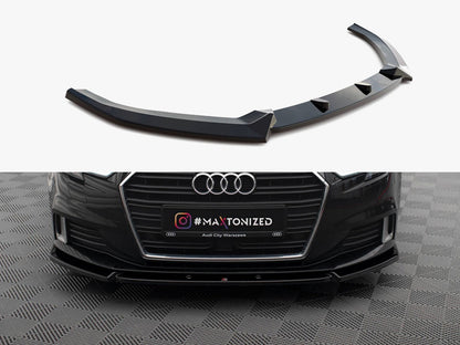 Maxton Design Front Splitter V.1 Audi A3 Sportback 8V Facelift