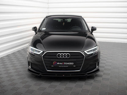 Maxton Design Front Splitter V.1 Audi A3 Sportback 8V Facelift