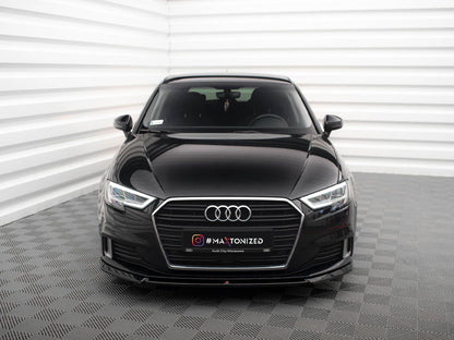Maxton Design Front Splitter V.2 Audi A3 Sportback 8V Facelift