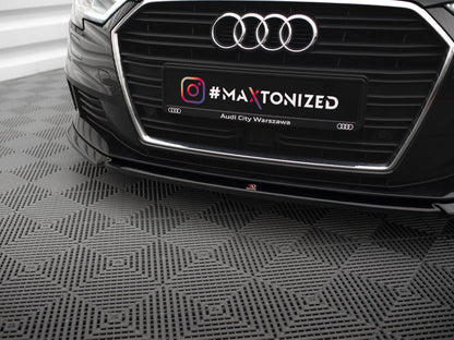 Maxton Design Front Splitter V.2 Audi A3 Sportback 8V Facelift