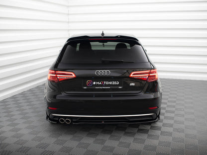 Maxton Design Rear Side Splitters Audi A3 Sportback 8V Facelift
