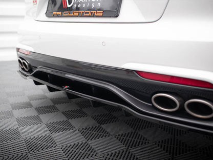 Maxton Design Central Rear Splitter (Vertical Bars) Kia Stinger Mk1