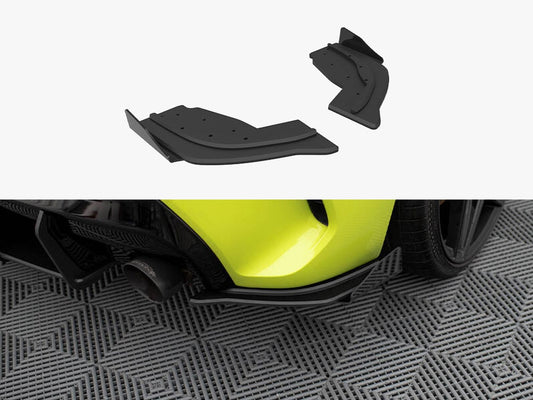 Maxton Design Street Pro Rear Side Splitters V.1 + Flaps V.1 BMW 1 F40 M-Pack / M135i