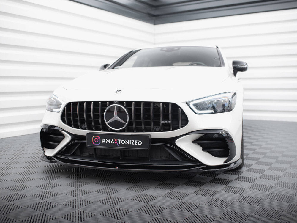 Maxton Design Front Splitter V.1 Mercedes-AMG GT 43 4 Door Coupe V8 Styling Package
