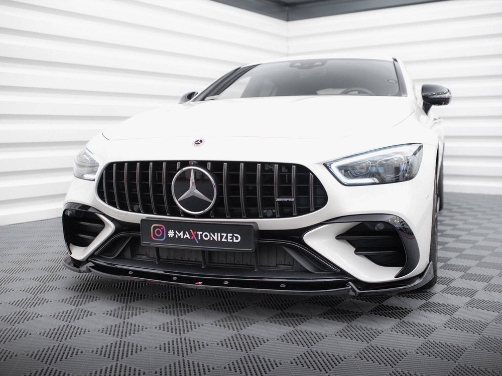 Maxton Design Front Splitter V.2 Mercedes-AMG GT 43 4 Door Coupe V8 Styling Package