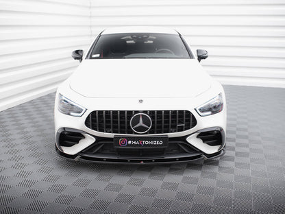 Maxton Design Front Splitter V.2 Mercedes-AMG GT 43 4 Door Coupe V8 Styling Package
