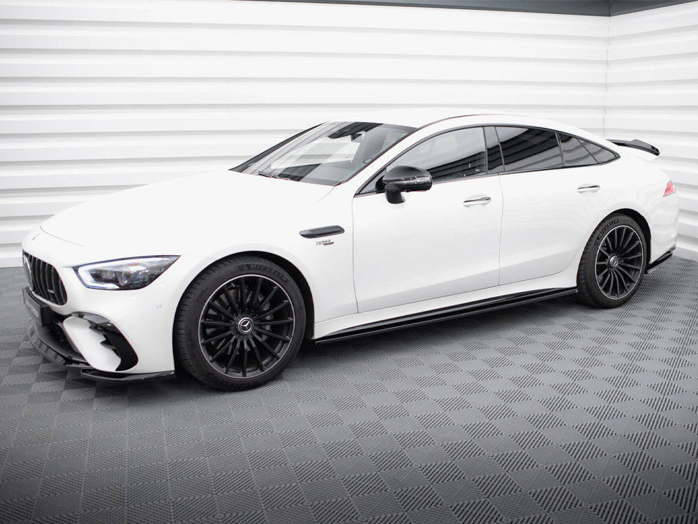 Maxton Design Side Skirts Diffusers Mercedes-AMG GT 43 4 Door Coupe V8 Styling Package