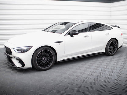 Maxton Design Side Skirts Diffusers Mercedes-AMG GT 43 4 Door Coupe V8 Styling Package