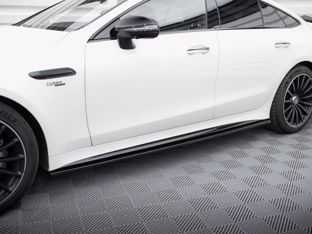 Maxton Design Side Skirts Diffusers Mercedes-AMG GT 43 4 Door Coupe V8 Styling Package