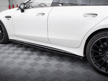 Maxton Design Side Skirts Diffusers Mercedes-AMG GT 43 4 Door Coupe V8 Styling Package