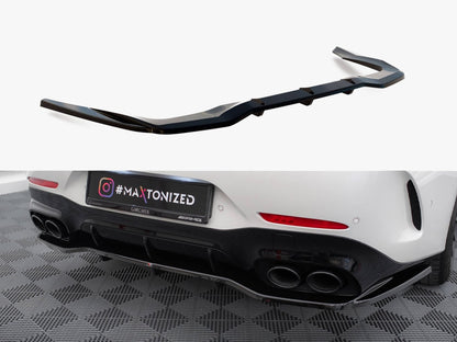 Maxton Design Rear Splitter (Vertical Bars) Mercedes-AMG GT 43 4 Door Coupe V8 Styling Package