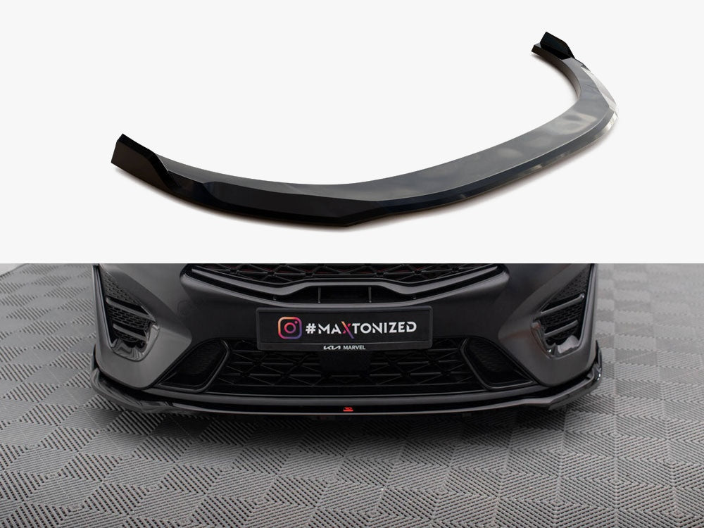 Maxton Design Front Splitter V.1 Kia Proceed GT Mk3 Facelift / Ceed GT / GT - Line Mk1 Facelift