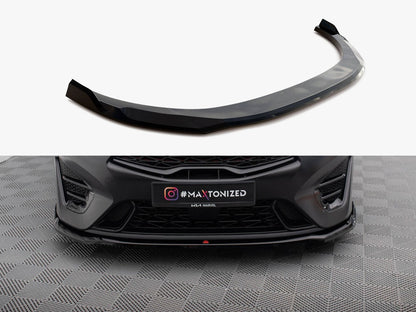 Maxton Design Front Splitter V.1 Kia Proceed GT Mk3 Facelift / Ceed GT / GT - Line Mk1 Facelift