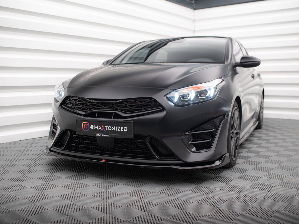Maxton Design Front Splitter V.1 Kia Proceed GT Mk3 Facelift / Ceed GT / GT - Line Mk1 Facelift