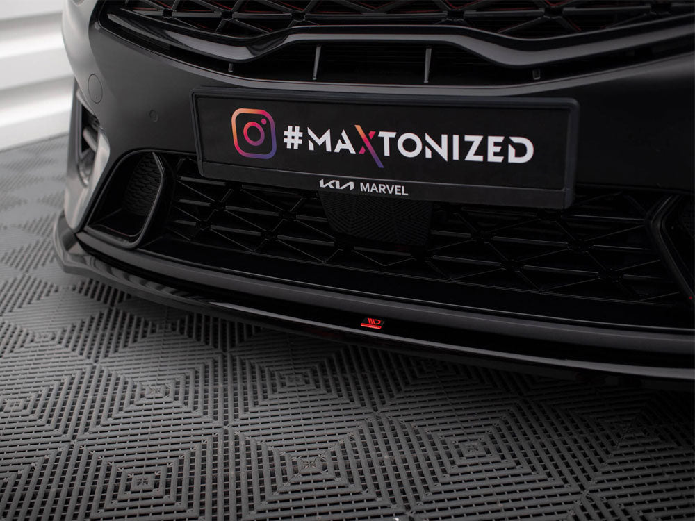 Maxton Design Front Splitter V.1 Kia Proceed GT Mk3 Facelift / Ceed GT / GT - Line Mk1 Facelift