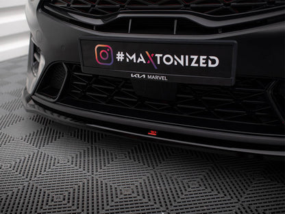 Maxton Design Front Splitter V.1 Kia Proceed GT Mk3 Facelift / Ceed GT / GT - Line Mk1 Facelift