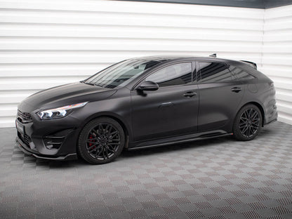 Maxton Design Side Skirts Diffusers Kia Proceed GT / GT-Line Mk1 Facelift / Ceed GT Mk3 Facelift