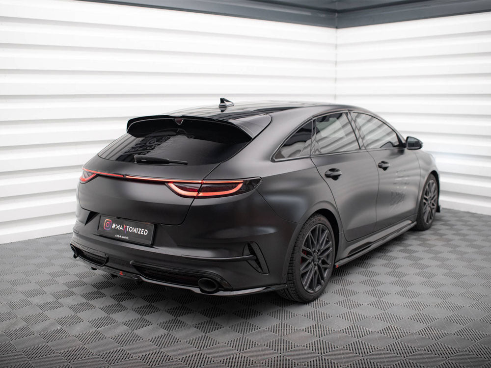 Maxton Design Central Rear Splitter (Vertical Bars) KIA ProCeed GT Mk1 Facelift