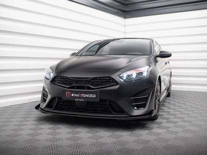 Maxton Design Front Flaps Kia Proceed GT Mk3 Facelift / Ceed GT / GT - Line Mk1 Facelift