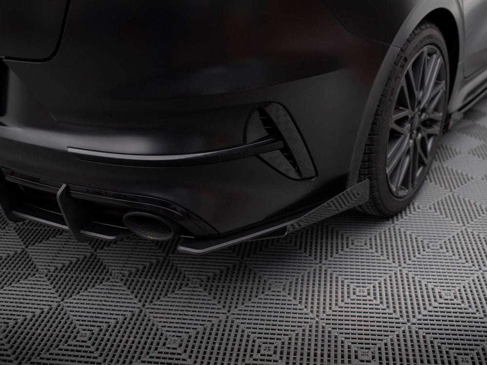 Maxton Design Street Pro Rear Side Splitters + Flaps KIA ProCeed GT Mk1 Facelift