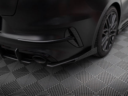 Maxton Design Street Pro Rear Side Splitters + Flaps KIA ProCeed GT Mk1 Facelift