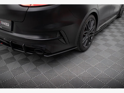 Maxton Design Street Pro Rear Side Splitters KIA ProCeed GT Mk1 Facelift