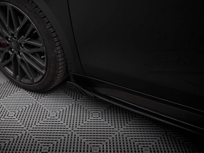 Maxton Design Street PRO Side Skirts Diffusers + Flaps Kia Proceed GT / GT-Line Mk1 Facelift / Ceed GT Mk3 Facelift