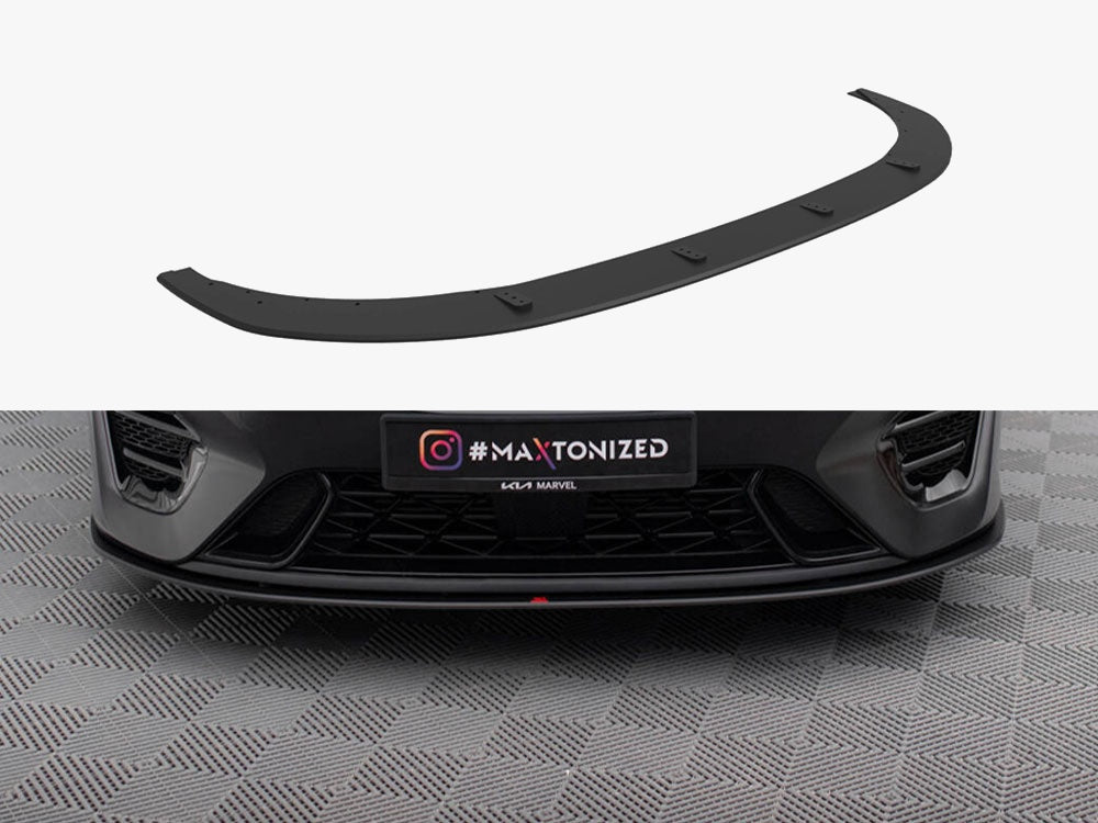 Maxton Design Street PRO Front Splitter Kia Proceed GT Mk3 Facelift / Ceed GT / GT - Line Mk1 Facelift