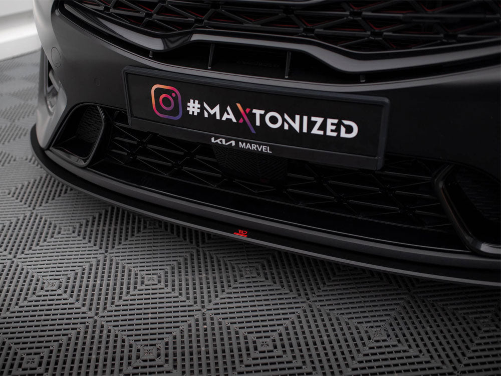 Maxton Design Street PRO Front Splitter Kia Proceed GT Mk3 Facelift / Ceed GT / GT - Line Mk1 Facelift