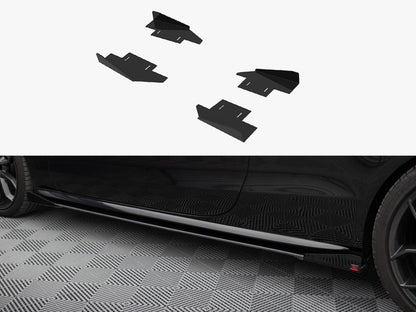 Maxton Design Side Flaps Audi A5 / A5 S-Line / S5 Coupe / Cabrio 8T / 8T Facelift