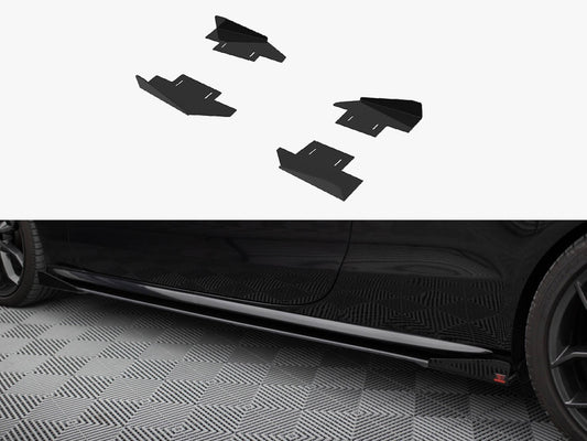 Maxton Design Side Flaps Audi A5 / A5 S-Line / S5 Coupe / Cabrio 8T / 8T Facelift