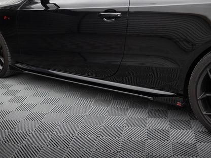 Maxton Design Side Flaps Audi A5 / A5 S-Line / S5 Coupe / Cabrio 8T / 8T Facelift