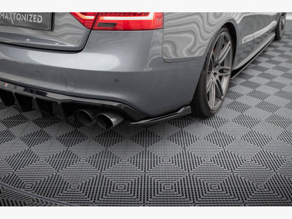 Maxton Design Rear Side Splitters Audi S5 / A5 S-Line Coupe 8T Facelift