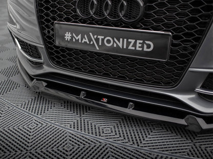 Maxton Design Front Splitter V.3 Audi S5 / A5 S-Line Coupe / Sportback 8T Facelift