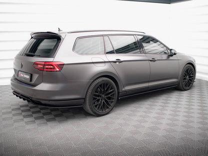 Maxton Design Rear Splitter (Vertical Bars) Volkswagen Passat R-Line B8