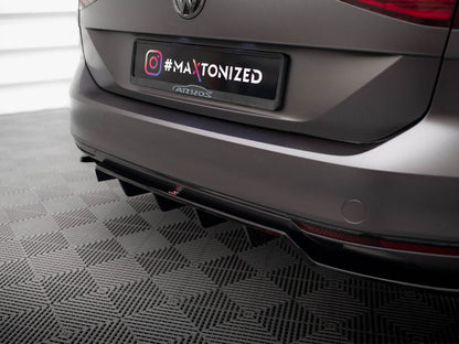 Maxton Design Rear Splitter (Vertical Bars) Volkswagen Passat R-Line B8