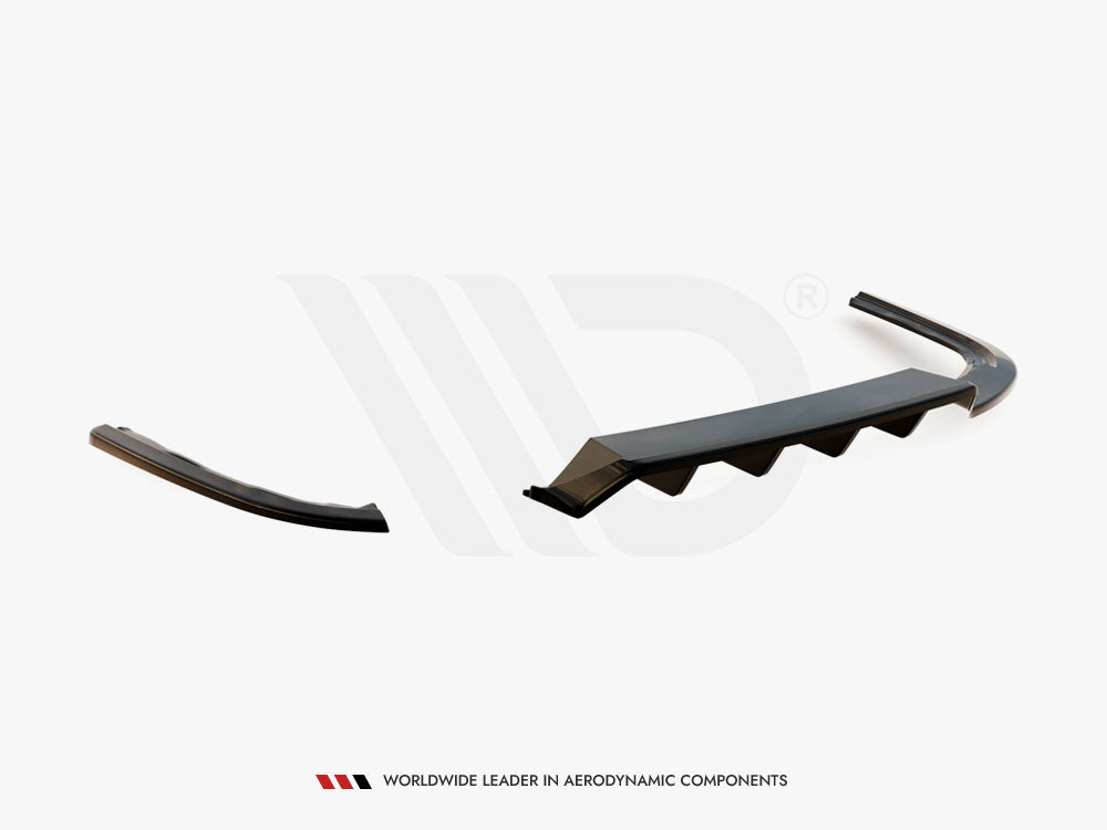 Maxton Design Rear Splitter (Vertical Bars) Volkswagen Passat R-Line B8