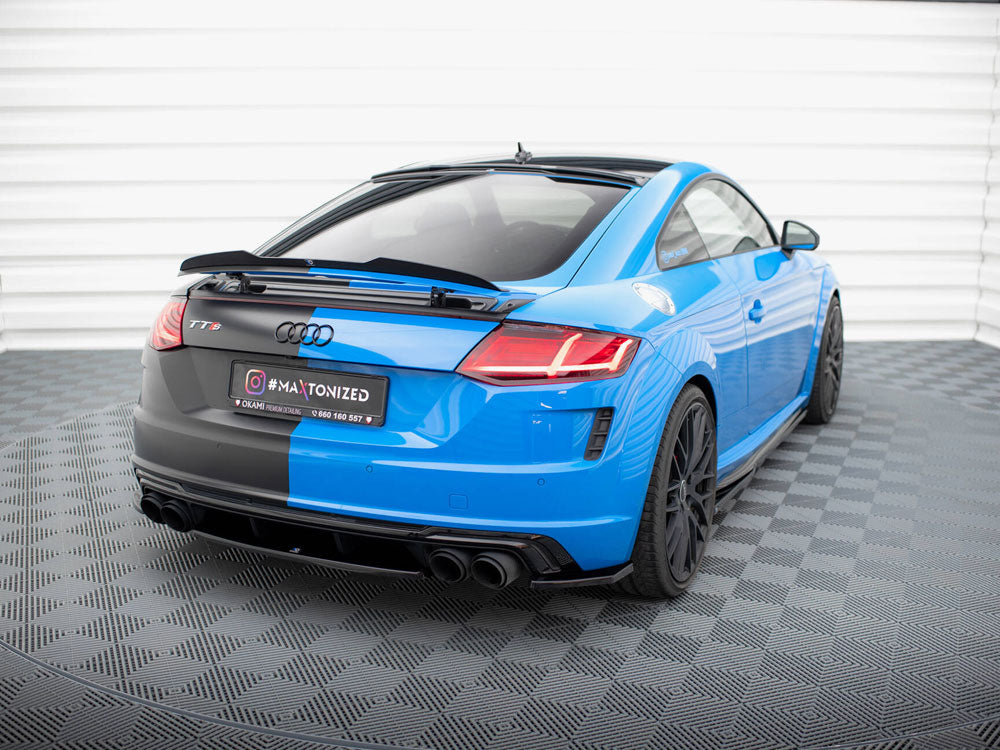 Maxton Design Central Rear Splitter Audi TT S 8S Facelift