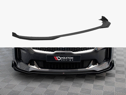 Maxton Design Street PRO Front Splitter + Flaps Kia Stinger GT / GT-Line / Standard Mk1