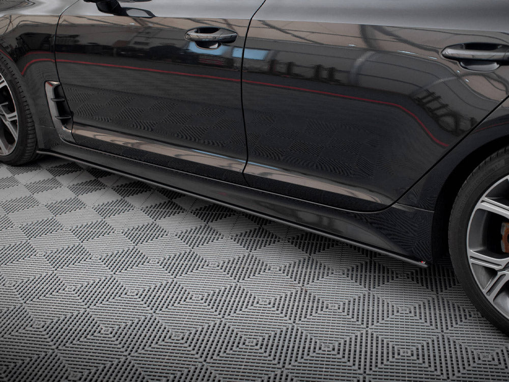 Maxton Design Street PRO Side Skirts Diffusers Kia Stinger GT / GT-Line / Standard Mk1