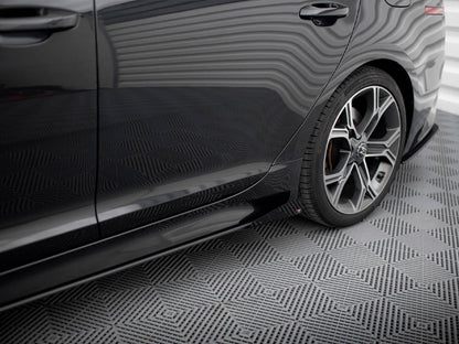 Maxton Design Street PRO Side Skirts Diffusers + Flaps Kia Stinger GT / GT-Line / Standard Mk1